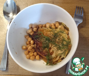 Капуста савойская с нутом и пармезаном Капуста савойская с нутом и пармезаном