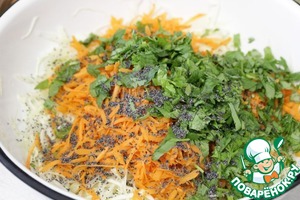 Капустно-морковный салат с яблоком Капустно-морковный салат с яблоком