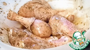 Карибская курица в соусе из тамаринда