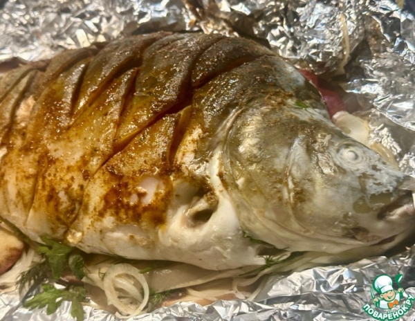 Карп. Запеченный в духовке Карп. Запеченный в духовке