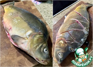 Карп. Запеченный в духовке Карп. Запеченный в духовке