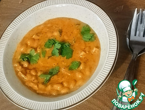 Карри с фасолью в масле масала