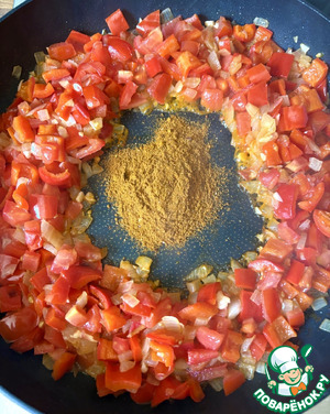 Карри с рыбой и овощами