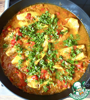 Карри с рыбой и овощами Карри с рыбой и овощами