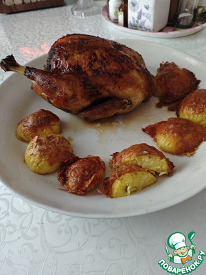 Картофель под сыром в духовке "Праздничный"