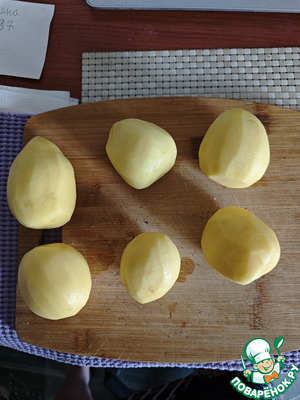 Картофель под сыром в духовке "Праздничный"