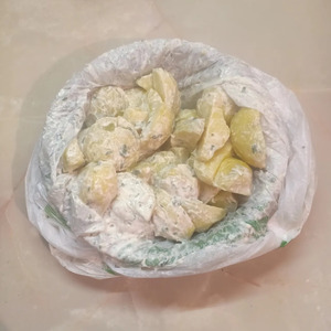 Картофель в сметанном маринаде