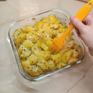 Картофель в сметанном маринаде