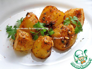 Картофель в томатно-соевом соусе