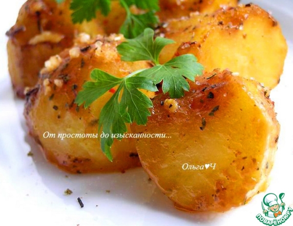 Картофель в томатно-соевом соусе