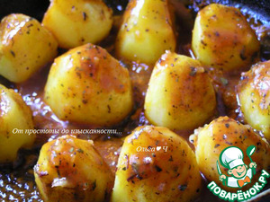 Картофель в томатно-соевом соусе