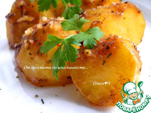 Картофель в томатно-соевом соусе