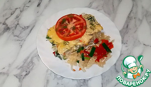 Картофельная запеканка с фаршем и овощами