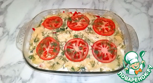 Картофельная запеканка с фаршем и овощами