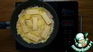 Картофельная запеканка с сыром на сковороде Картофельная запеканка с сыром на сковороде