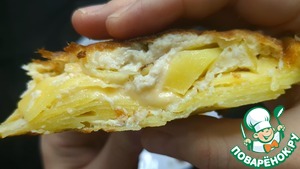 Картофельная запеканка с сыром на сковороде Картофельная запеканка с сыром на сковороде