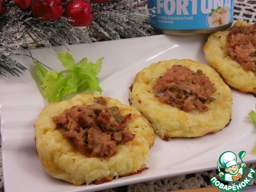 Картофельные ватрушки с тунцом Картофельные ватрушки с тунцом