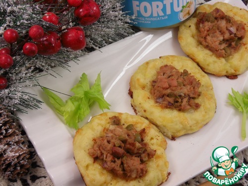 Картофельные ватрушки с тунцом Картофельные ватрушки с тунцом