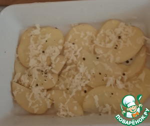 Картофельный гратен "Качо-э-Пепе"