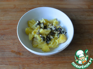 Картофельный салат с каперсами и базиликом Картофельный салат с каперсами и базиликом