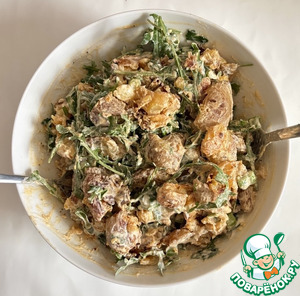 Картофельный салат "запечённый"