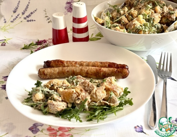 Картофельный салат "запечённый"