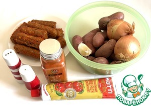 Картофельный суп с колбасками