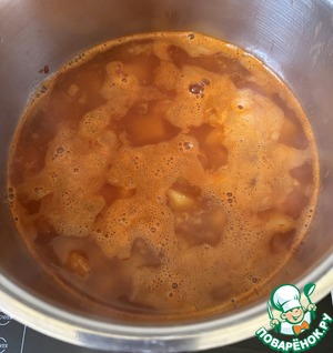 Картофельный суп с колбасками