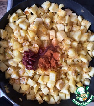 Картофельный суп с колбасками