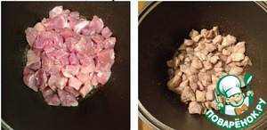 Картошка, тушеная с мясом