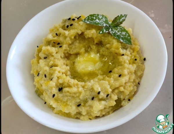 Каша пшенная с тыквой и медом Каша пшенная с тыквой и медом