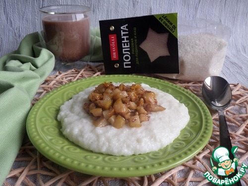 Каша с грушей и грецким орехом Каша с грушей и грецким орехом