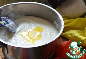 Каша с рисовой полентой и тыквой Каша с рисовой полентой и тыквой