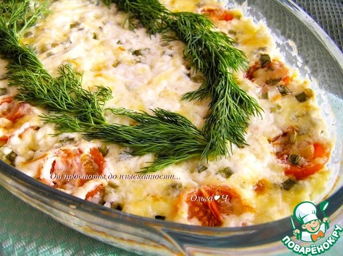 Кассероль с форелью и рисом Кассероль с форелью и рисом