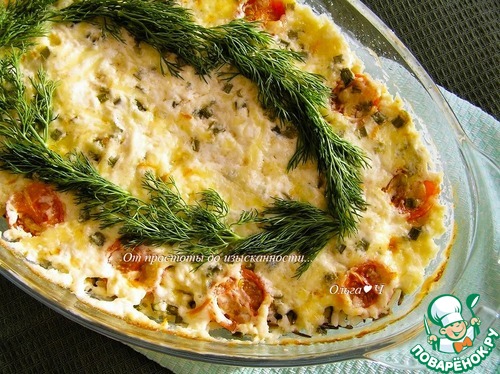 Кассероль с форелью и рисом Кассероль с форелью и рисом