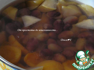 "Кисель" из яблок и винограда