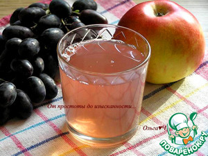 "Кисель" из яблок и винограда