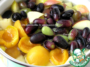 "Кисель" из яблок и винограда