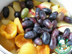 "Кисель" из яблок и винограда