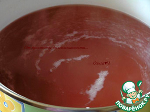 "Кисель" из яблок и винограда