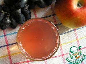 "Кисель" из яблок и винограда