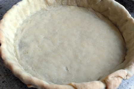 Киш с грибами и моцареллой