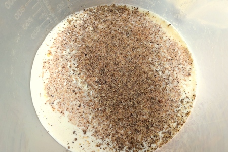 Киш с грибами и моцареллой