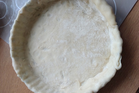 Киш с грибами и моцареллой