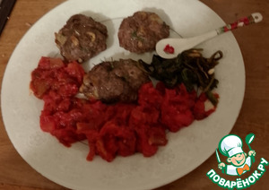 Кюфта из баранины в томатным соусе Кюфта из баранины в томатным соусе