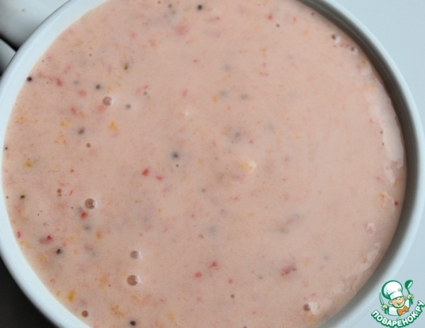 Клубнично-банановый смузи