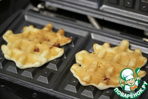 Клубничные вафли Клубничные вафли