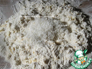 Кокосовое печенье на сковороде