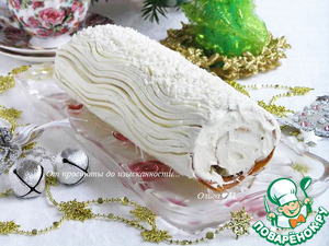 Кокосовый рулет "Снежный" Кокосовый рулет "Снежный"