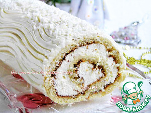 Кокосовый рулет "Снежный" Кокосовый рулет "Снежный"